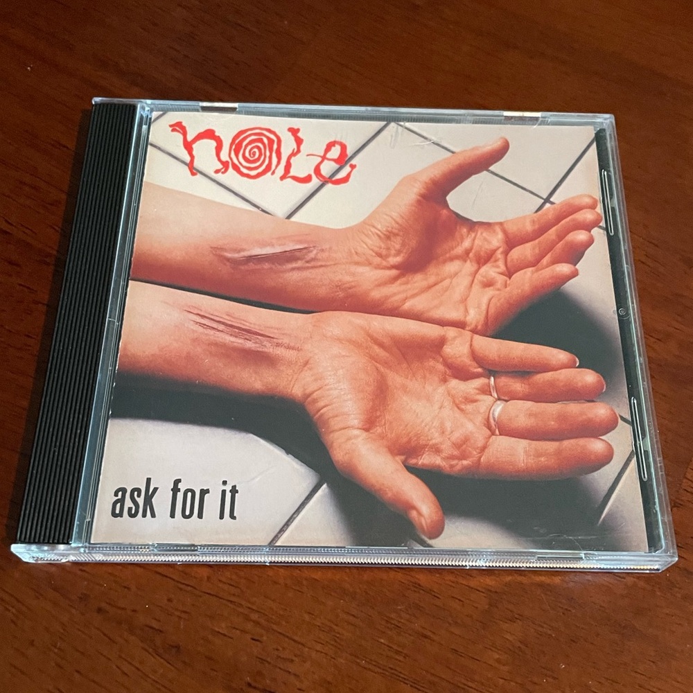 Hole CD Ask For It Courtney Love 90s Nirvana RARE OOP Melissa Auf Der Maur